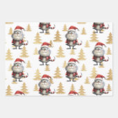 Weihnachten für Katzen Liebhaber Geschenkpapier Set (Vorderseite 2)