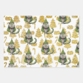 Weihnachten für Katzen Liebhaber Geschenkpapier Set (Vorderseite)