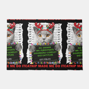 Weihnachten für Katzen Mama Katze Vater Katze Lieb Fußmatte