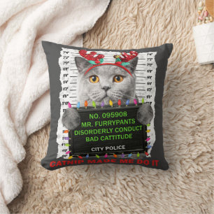 Weihnachten für Katzen Mama Katze Vater Katze Lieb Kissen