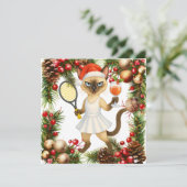 Weihnachten für Katzenliebhaber (Stehend Vorderseite)