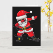 Weihnachten für Kinder, die den Weihnachtsmann spi Karte (Gelbe Blume)