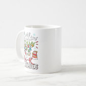 Weihnachten für Kinder mit meinen Schneemassen P Kaffeetasse (Vorderseite Links)