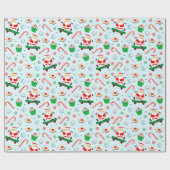 Weihnachten für kreatives Skateboarden Geschenkpapier (Flach)