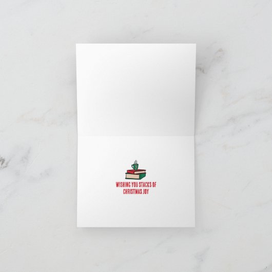 Weihnachten für Leser Karte (Innenseite)