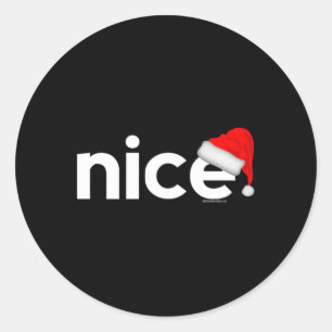 Weihnachten für Männer Frauen Kinder Nizza Weihnac Runder Aufkleber
