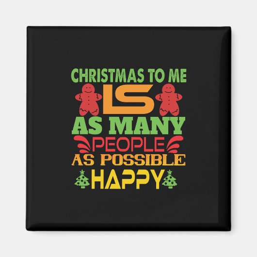 Weihnachten für mich magnet (Vorne)