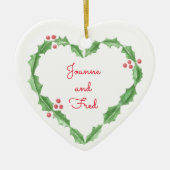 Weihnachten für Neugeborene Keramik Ornament (Vorne)