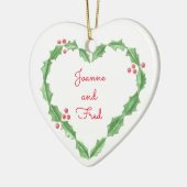 Weihnachten für Neugeborene Keramik Ornament (Links)