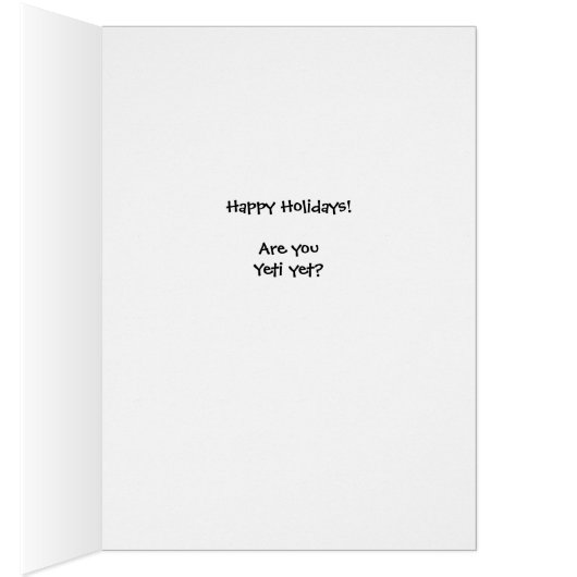 Weihnachten für Nichte, bist du noch Yeti? (Innen (Rechts))