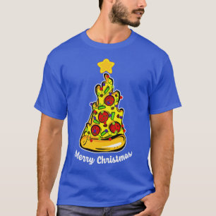 Weihnachten für Pizzaliebhaber T-Shirt