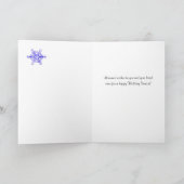 Weihnachten für Postfördermaschine - Schneeflocken (Innenseite)