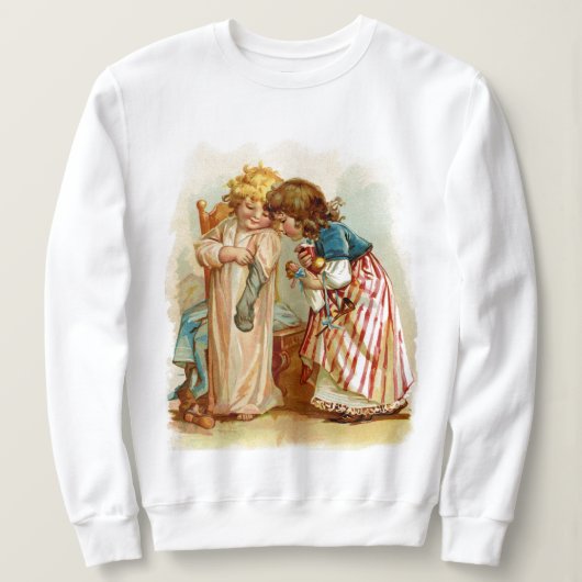 Weihnachten für Schwestern Sweatshirt (Design vorne)