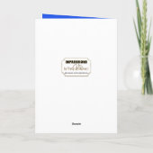 Weihnachten, Für Sie und Ihre, Pinguine Nordlicht Karte (Rückseite)