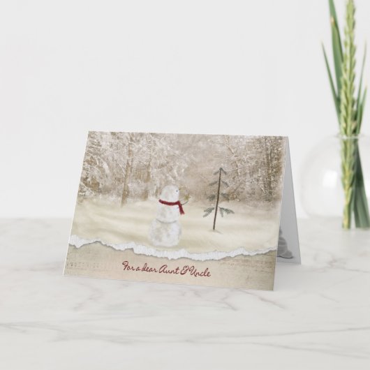 Weihnachten für Tante und Onkel (Vorderseite)