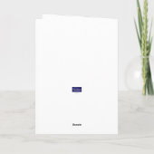 Weihnachten für Tochter Stilvolle Dame Karte (Rückseite)