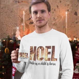 WEIHNACHTEN für uns Ein Kind ist Geboren Weihnacht T-Shirt