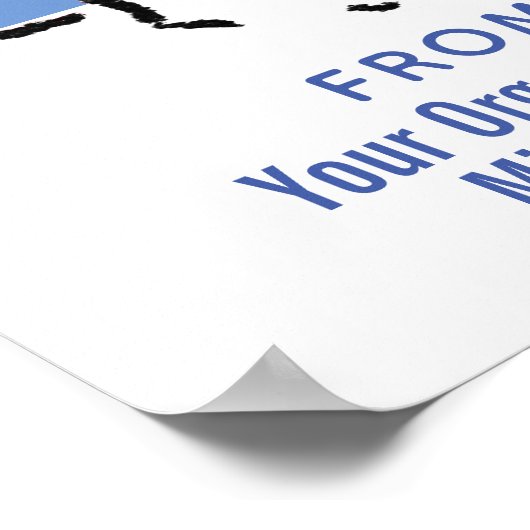 Weihnachten für Unternehmen, Unternehmen oder Orga Poster (Ecke)