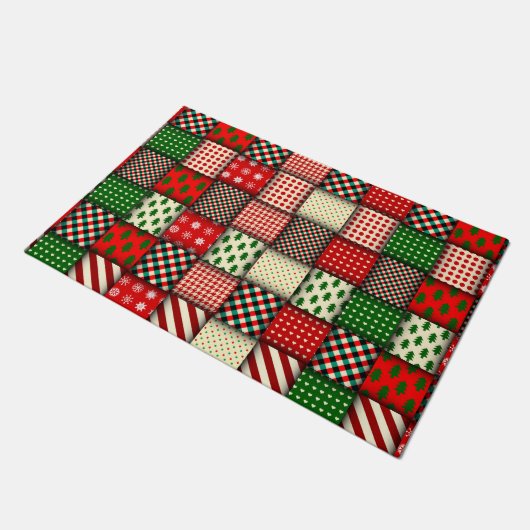 Weihnachten Fußmatte (Schrägansicht)