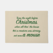 Weihnachten Fußmatte (Vorderseite)