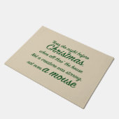 Weihnachten Fußmatte (Schrägansicht)