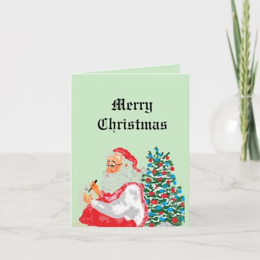 Weihnachten G Card : Frohe Weihnachten (Vorderseite)