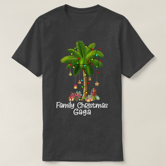 Weihnachten Gaga Xmas Light Coconut Tropical T-Shirt (Design vorne)