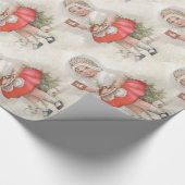 Weihnachten Geboren, um Mädchen zu backen Geschenkpapier (Ecke)