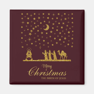 Weihnachten, Geburt Jesu, Drei Könige Magnet