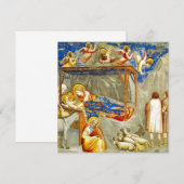 Weihnachten Geburt Jesu Einladung (Vorne/Hinten)