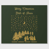 Weihnachten, Geburt Jesu Geschenkpapier (Flach)
