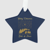 Weihnachten, Geburt Jesu Ornament (Rückseite)