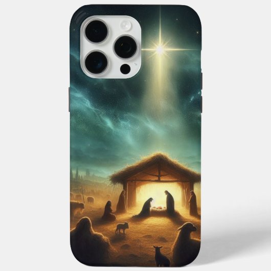 Weihnachten/Geburt/Jesus Case-Mate iPhone Hülle (Rückseite)