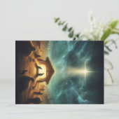 Weihnachten/Geburt/Jesus Feiertagskarte (Stehend Vorderseite)