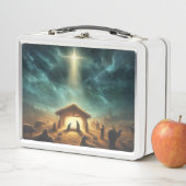 Weihnachten/Geburt/Jesus Metall Brotdose (Beispiel)