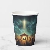 Weihnachten/Geburt/Jesus Pappbecher (Rückseite)