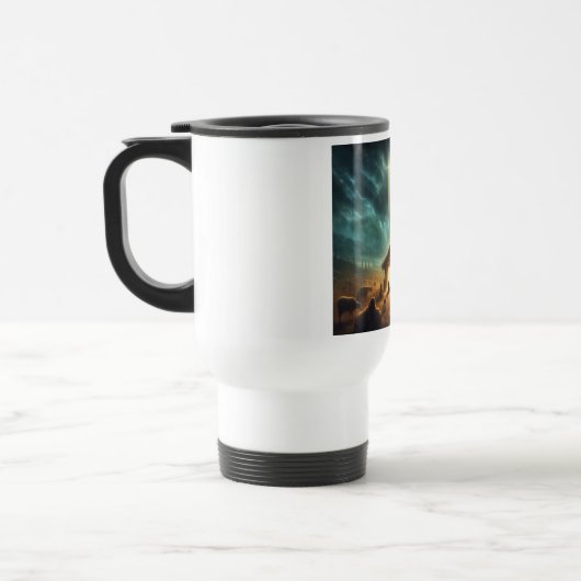 Weihnachten/Geburt/Jesus Reisebecher (Links)