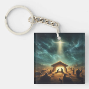 Weihnachten/Geburt/Jesus Schlüsselanhänger