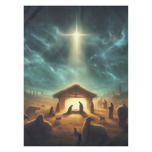 Weihnachten/Geburt/Jesus Tischdecke (Vorderseite)