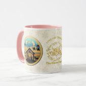 Weihnachten Geburt und Liebe Sie Oma Tasse (Vorderseite Links)