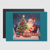 Weihnachten Geburtstag 10 Magnetkarte (Vorne/Hinten)