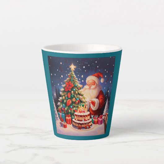 Weihnachten Geburtstag 10 Milchtasse (Vorderseite)