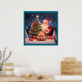 Weihnachten Geburtstag 10 Poster (Küche)