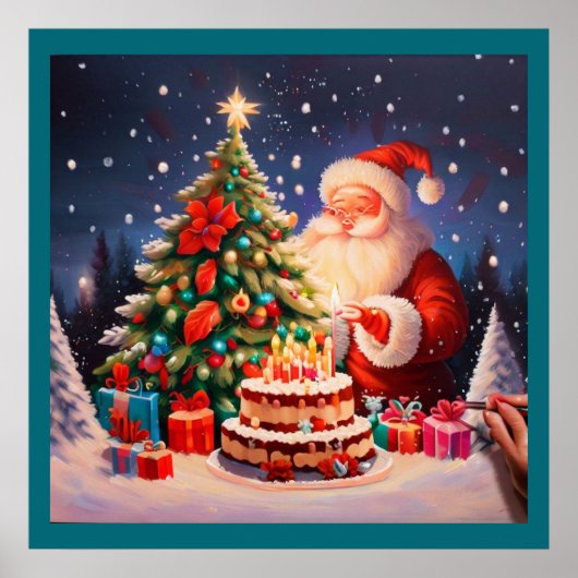 Weihnachten Geburtstag 10 Poster (Vorne)