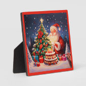 Weihnachten Geburtstag 11 Fotoplatte (Vorderseite)