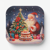 Weihnachten Geburtstag 11 Pappteller (Vorderseite)