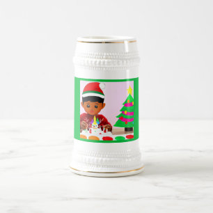 Weihnachten - Geburtstag 4 Bierglas