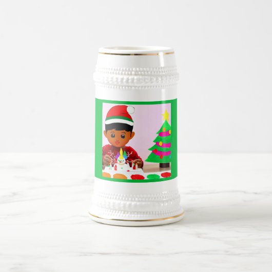 Weihnachten - Geburtstag 4 Bierglas (Mittel)