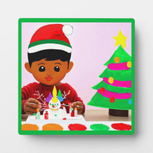 Weihnachten - Geburtstag 4 Fotoplatte