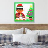 Weihnachten - Geburtstag 4 Leinwanddruck (Insitu (Schlafzimmer))